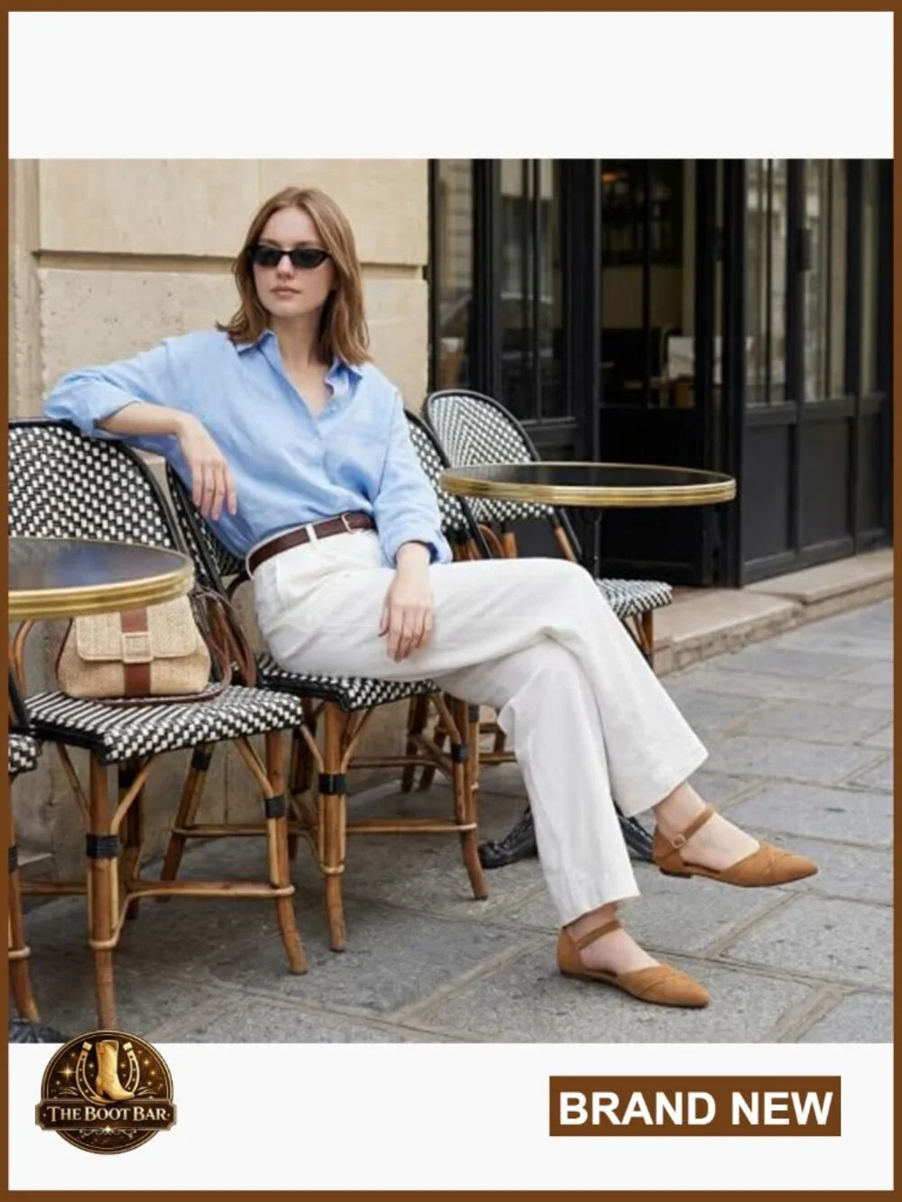 Adjustable Buckle Suede Flats for Office Commute, Pointed Toe Comfort